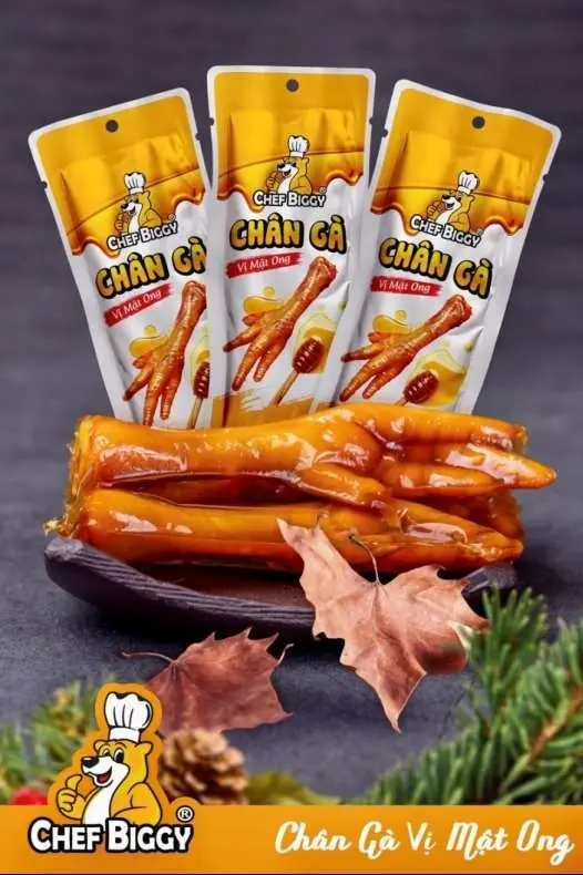 CHEF BIGGY Chân Gà 70g (2 chân) - Vị Mật Ong 